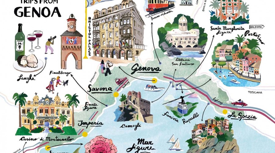 Mappe d’artista per gli ospiti | Artist-designed maps for guests