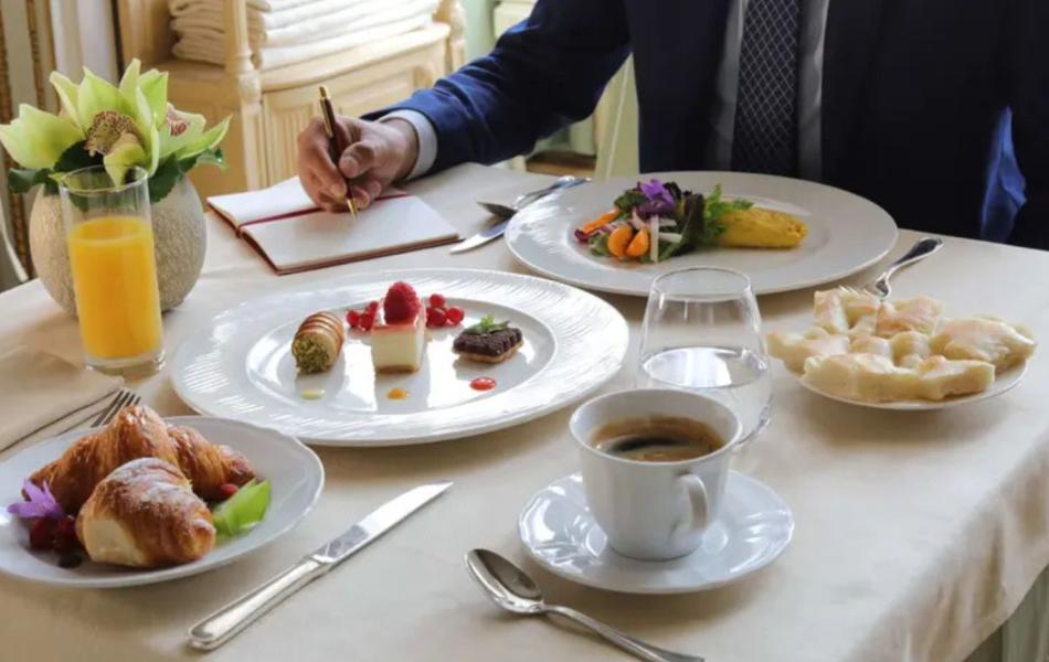 Colazione all'Hotel Bristol Palace