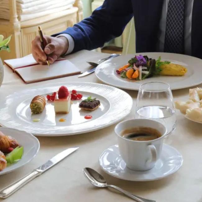 Colazione all'Hotel Bristol Palace